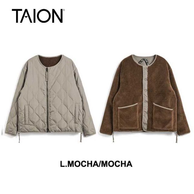 TAION R104BML MILITARY R CREW NECK DOWN JKT