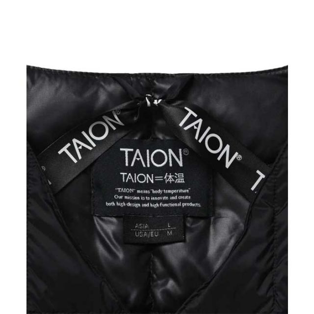 TAION CREW NECK BUTTON DOWN JKT