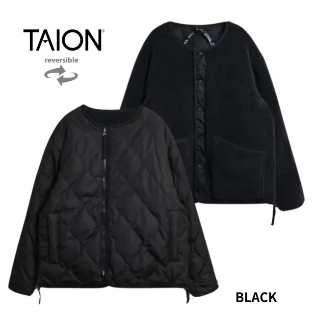 TAION MILITARY RIVERSIBLE “DOWN＋BOA"" CREW NE