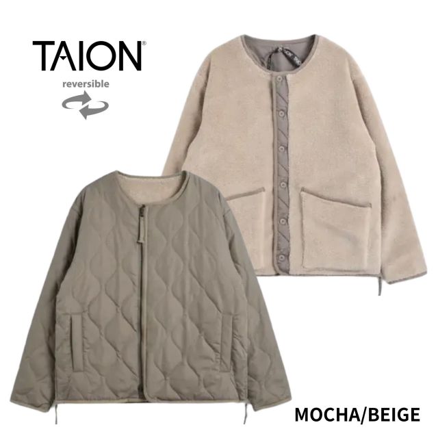 TAION MILITARY RIVERSIBLE “DOWN＋BOA"" CREW NE