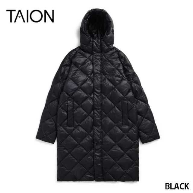 TAION CITY “PACKABLE” HOOD LONG DOWN JACKET