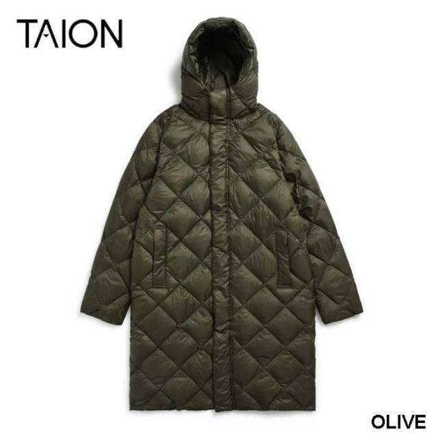 TAION CITY “PACKABLE” HOOD LONG DOWN JACKET