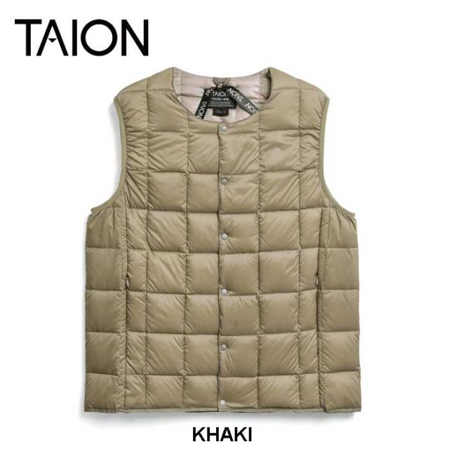 TAION 004 CREW NECK BUTTON DOWN VEST