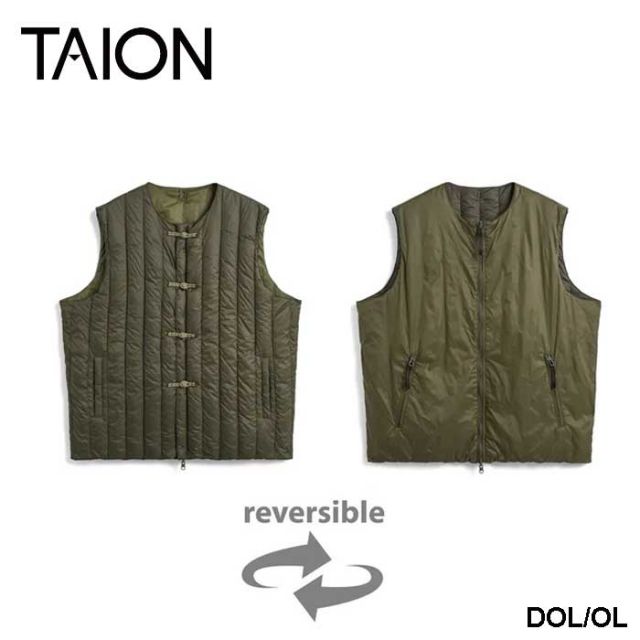 TAION V01JS REVERSIBLE CHINABUTTON INNER DOWNV