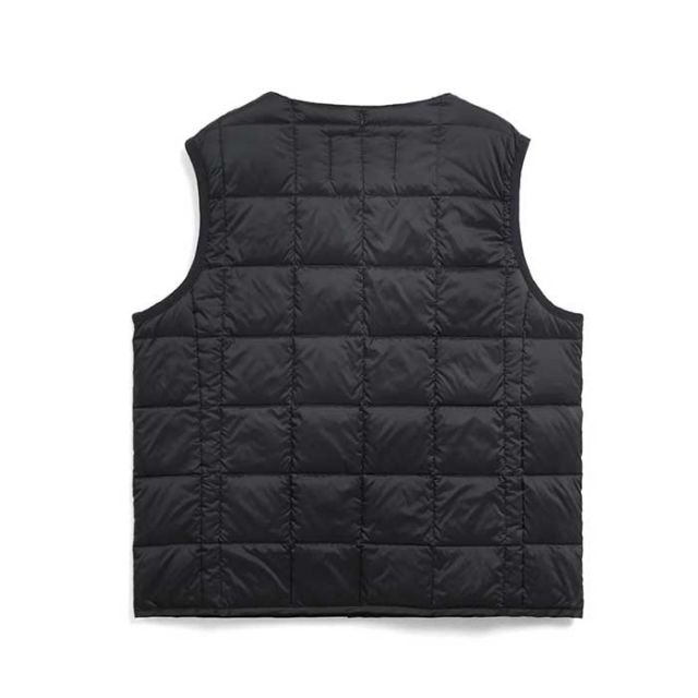 タイオン キッズ ダウンベスト TAION (Y004) CREW NECK BUTTON DOWN VEST クルーネックボタン ダウンベスト 子供 [230921]