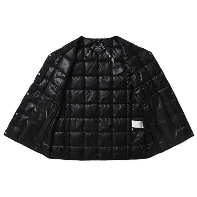タイオン キッズ ダウンベスト TAION (Y004) CREW NECK BUTTON DOWN VEST クルーネックボタン ダウンベスト 子供 [230921]