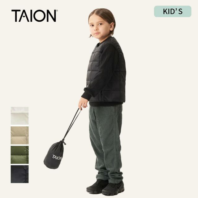TAIONKS K004 KS CREW NECK BUTTON DOWN VEST