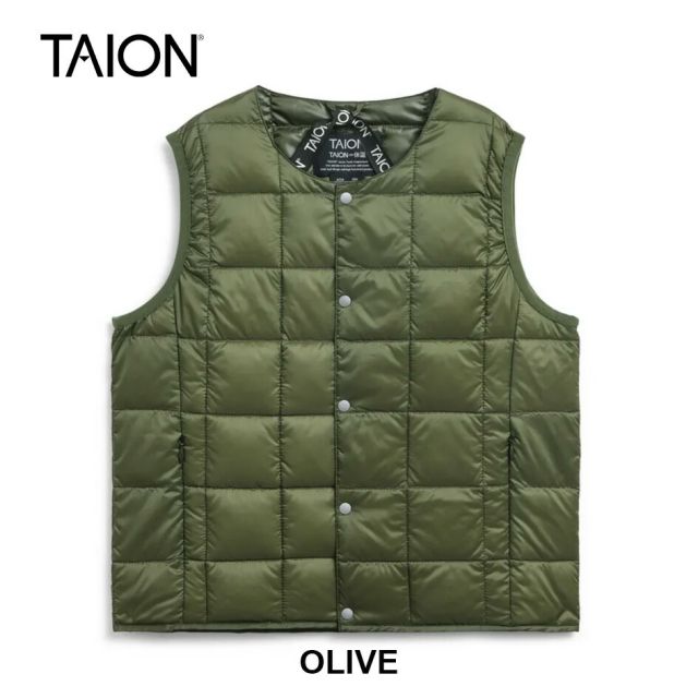 TAIONKS K004 KS CREW NECK BUTTON DOWN VEST