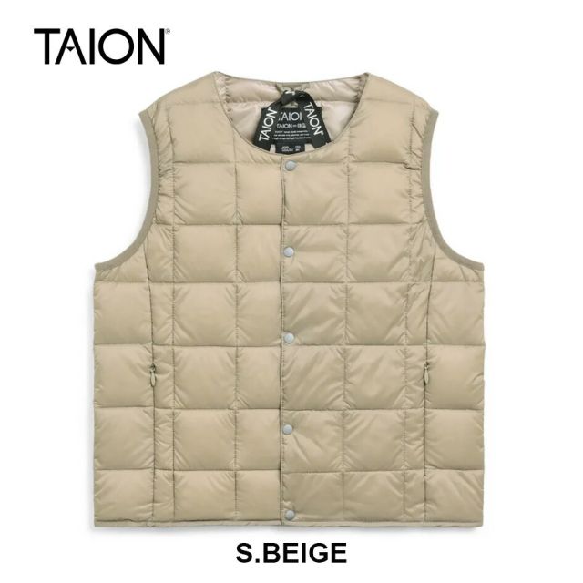 TAIONKS K004 KS CREW NECK BUTTON DOWN VEST