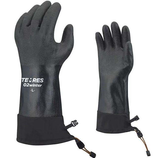 防水グローブ テムレス SHOWA TEMRES 02 WINTER BLK (LL) glove メンズ レディース スキー バイク (231128)