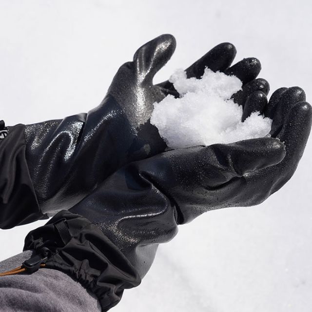 防水グローブ テムレス SHOWA TEMRES 02 WINTER BLK (LL) glove メンズ レディース スキー バイク (231128)