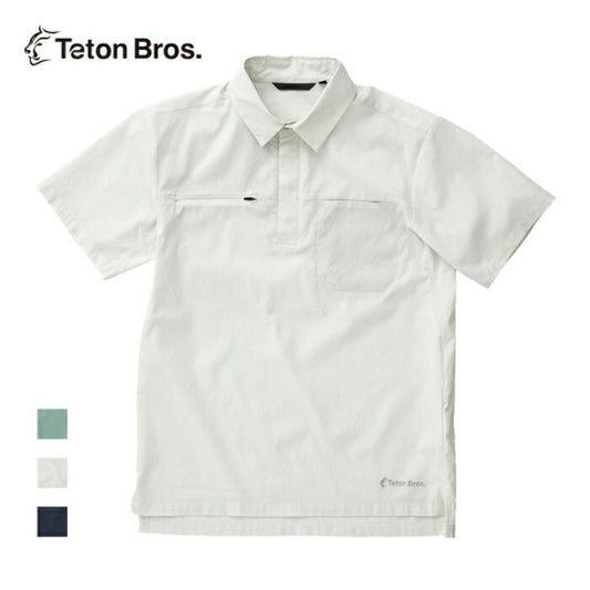 ティートンブロス ポロシャツ Teton Bros CHILL POLO チルポロ 半袖 カットソー メンズ メール便 (240228)