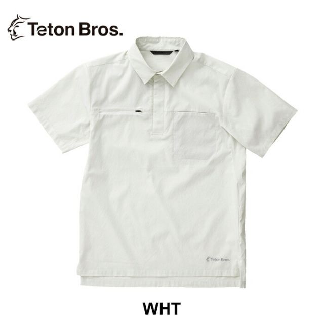 ティートンブロス ポロシャツ Teton Bros CHILL POLO チルポロ 半袖 カットソー メンズ メール便 (240228)