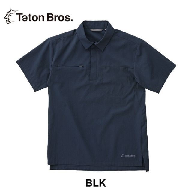 ティートンブロス ポロシャツ Teton Bros CHILL POLO チルポロ 半袖 カットソー メンズ メール便 (240228)