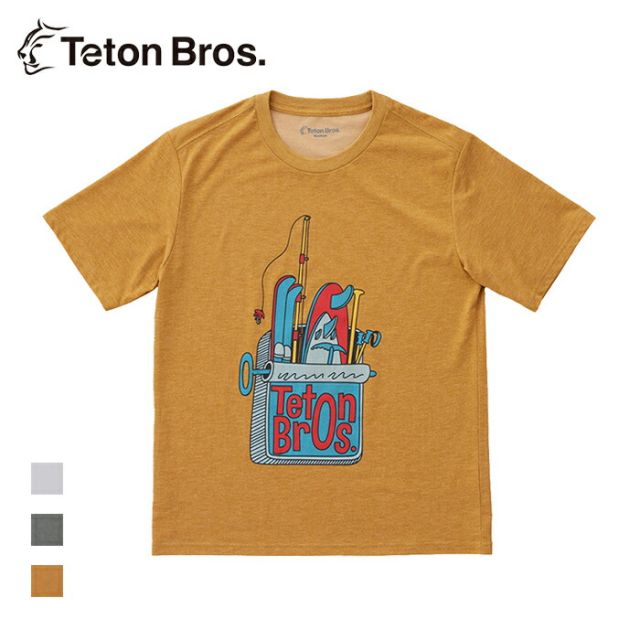Teaton Bros. ティートンブロス ティートン tシャツ TB Sardines Tee (Men) tシャツ 半袖 メール便 (240328)