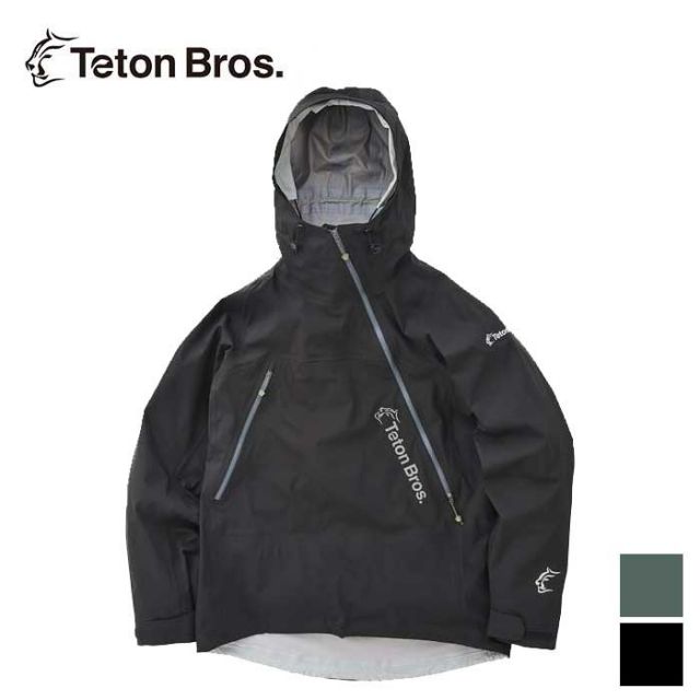 ティートンブロス ジャケット プルオーバー TETON BROS  24-25 TSURUGI JACKET ライトグレー メンズ レディース ユニセックス シェル スキー スノーボード 登山 クライミング M / L (241129)