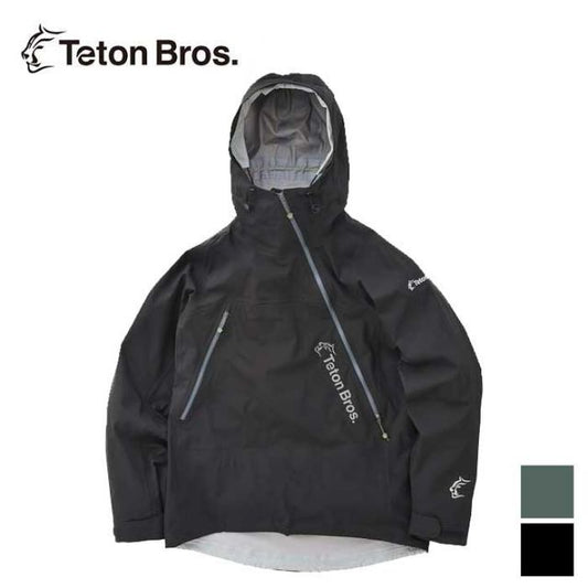 ティートンブロス ジャケット プルオーバー TETON BROS  24-25 TSURUGI JACKET ライトグレー メンズ レディース ユニセックス シェル スキー スノーボード 登山 クライミング M / L (241129)