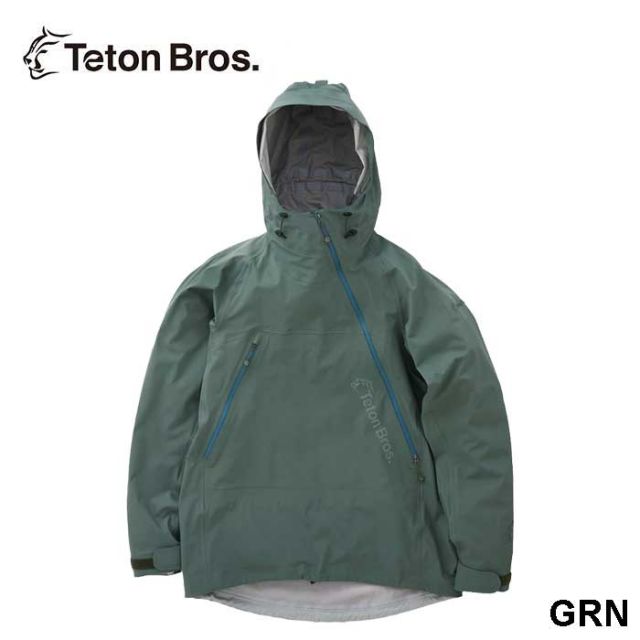 ティートンブロス ジャケット プルオーバー TETON BROS  24-25 TSURUGI JACKET ライトグレー メンズ レディース ユニセックス シェル スキー スノーボード 登山 クライミング M / L (241129)