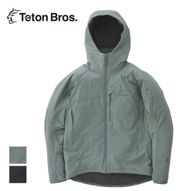ティートンブロス パーカー TETON BROS WAPITI HOODY メンズ レディース ユニセックス ブラック グリーン インサレーション ミッドレイヤー アウター スキー スノーボード 登山 トレッキング S / M / L (241129)