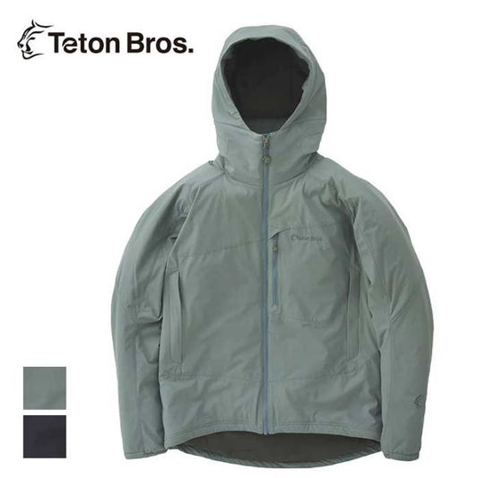 ティートンブロス パーカー TETON BROS WAPITI HOODY メンズ レディース ユニセックス ブラック グリーン インサレーション ミッドレイヤー アウター スキー スノーボード 登山 トレッキング S / M / L (241129)