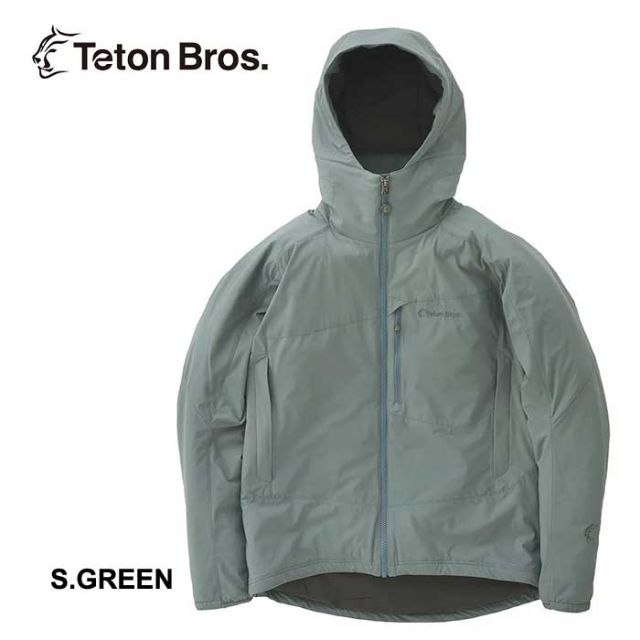 ティートンブロス パーカー TETON BROS WAPITI HOODY メンズ レディース ユニセックス ブラック グリーン インサレーション ミッドレイヤー アウター スキー スノーボード 登山 トレッキング S / M / L (241129)