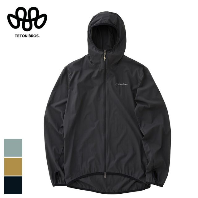 ティートンブロス フーディ TETON BROS TB251-19M WIND RIVER HOODY ウィンドリバーフーディ ジャケット ウィンドシェル 防風性 撥水性 パッカブル 登山 トレッキング アウトドア  (250418)