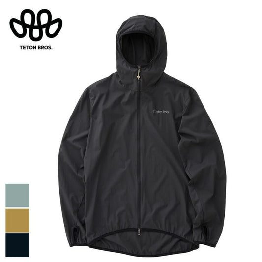 ティートンブロス フーディ TETON BROS TB251-19M WIND RIVER HOODY ウィンドリバーフーディ ジャケット ウィンドシェル 防風性 撥水性 パッカブル 登山 トレッキング アウトドア  (250418)