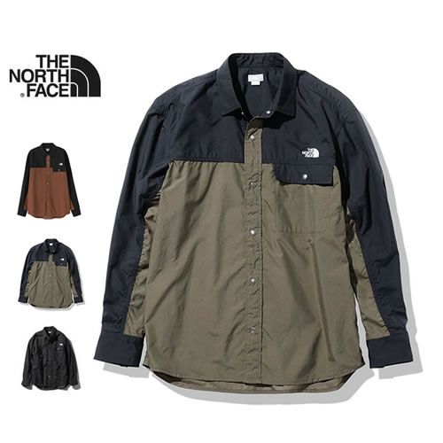 ザ・ノース・フェイス ヌプシシャツ THE NORTH FACE NR11961 L/S NUPTSE SHIRT 長袖 メンズ ナイロンシャツ 撥水 UVカット ユニセックス アウトドアシャツ 春秋アウター ボックスフィット  ノースフェイス (230812)