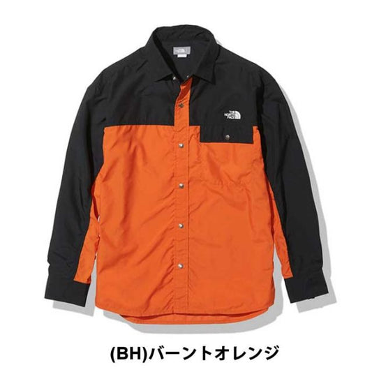 ザ・ノース・フェイス ヌプシシャツ THE NORTH FACE [ NR11961 ] L/S NUPTSE SHIRT  長袖 メンズ ナイロンシャツ 撥水 UVカット ユニセックス アウトドアシャツ 春秋アウター ボックスフィット [220605]