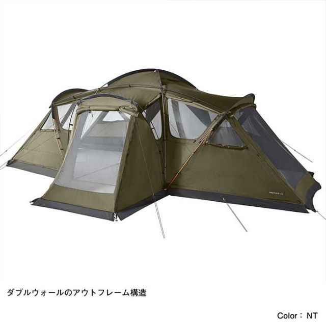 ザ・ノース・フェイス テント ノーチラス 4×4 THE NORTH FACE [ NV22201 / NV22202 ] Nautilus 4X4 特大2ルームテント 4人(最大8人) 専用インナーテント付き  [220815]