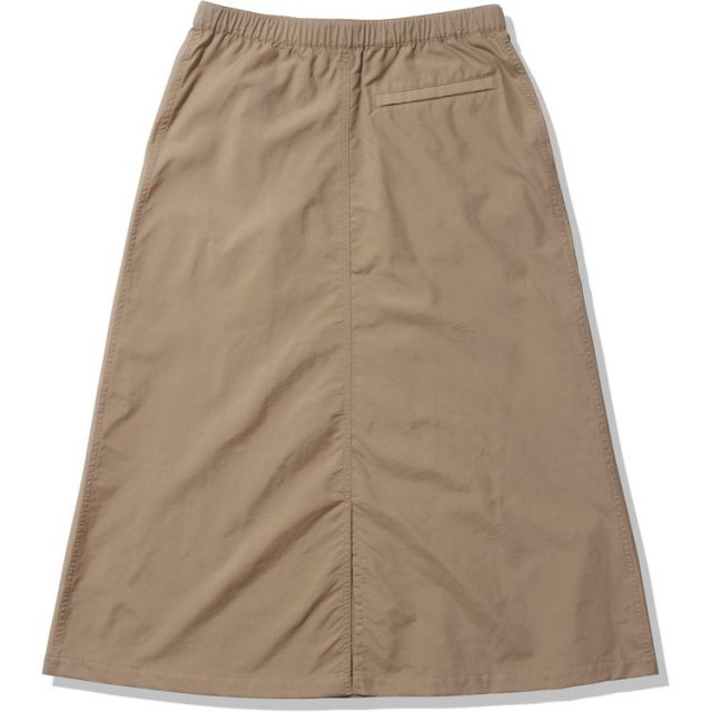 ザ・ノース・フェイス レディース スカート THE NORTH FACE NBW32330COMPACT SKIRT コンパクトスカート アウトドア ロングスカート 撥水 春夏 ナイロンスカート キャンプスカート 機能性スカート ノースフェイス (240118)