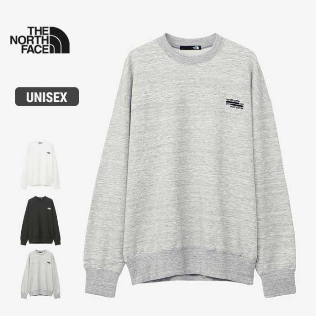 ザ・ノース・フェイス スウェット トレーナー UVカット THE NORTH FACE NT12444 NEVER STOP ING CREW ネバー ストップ アイエヌジー クルー レディース メンズ ユニセックス 裏毛  ノースフェイス (240125)