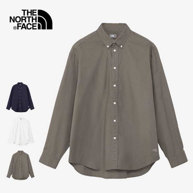 ザ・ノース・フェイス オックスフォードシャツ THE NORTH FACE NR12450 L/S HALF DOME SH ロングスリーブハーフドームシャツ 長袖シャツ ユニセックス  ノースフェイス (240310)