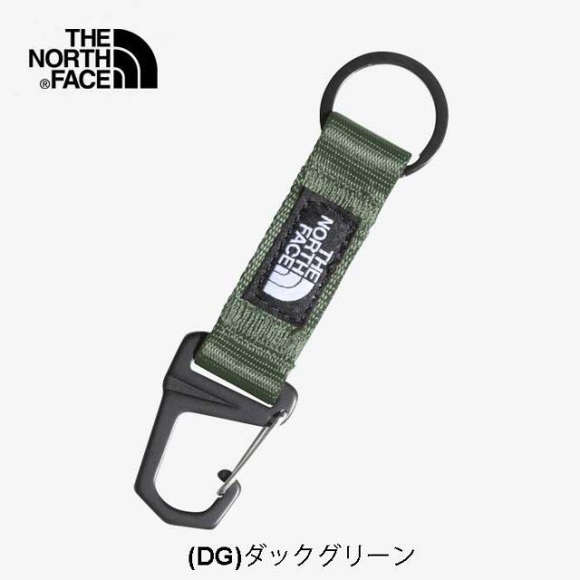 ザ・ノース・フェイス キーホルダー THE NORTH FACE NN32434 TNF KEY KEEPER  キーキーパー カラビナ ブラック ブルー カラビナ付きキーホルダー リサイクル素材 バッグアクセサリー メール便  ノースフェイス (240404)
