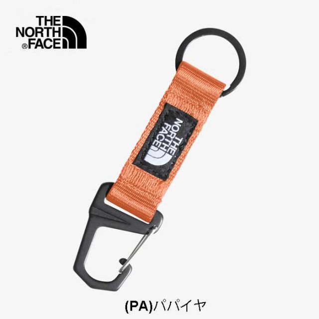 ザ・ノース・フェイス キーホルダー THE NORTH FACE NN32434 TNF KEY KEEPER  キーキーパー カラビナ ブラック ブルー カラビナ付きキーホルダー リサイクル素材 バッグアクセサリー メール便  ノースフェイス (240404)
