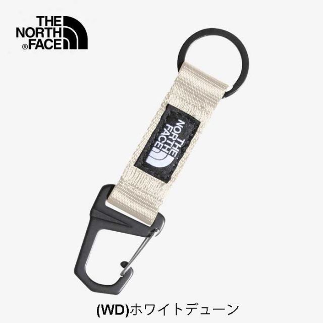 ザ・ノース・フェイス キーホルダー THE NORTH FACE NN32434 TNF KEY KEEPER  キーキーパー カラビナ ブラック ブルー カラビナ付きキーホルダー リサイクル素材 バッグアクセサリー メール便  ノースフェイス (240404)