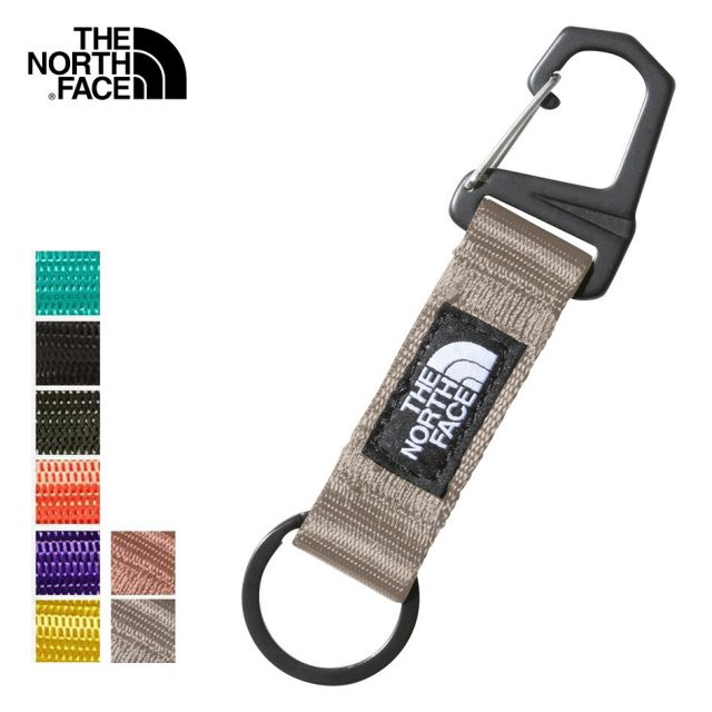 ザ・ノース・フェイス キーホルダー THE NORTH FACE NN32434 TNF KEY KEEPER  キーキーパー カラビナ ブラック ブルー カラビナ付きキーホルダー リサイクル素材 バッグアクセサリー メール便  ノースフェイス (240404)