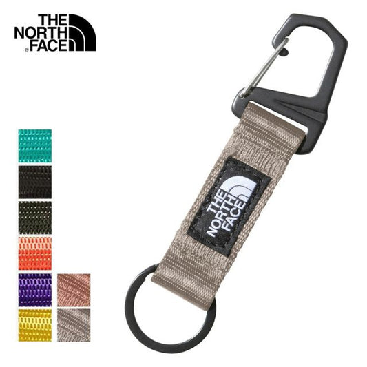 ザ・ノース・フェイス キーホルダー THE NORTH FACE NN32434 TNF KEY KEEPER  キーキーパー カラビナ ブラック ブルー カラビナ付きキーホルダー リサイクル素材 バッグアクセサリー メール便  ノースフェイス (240404)