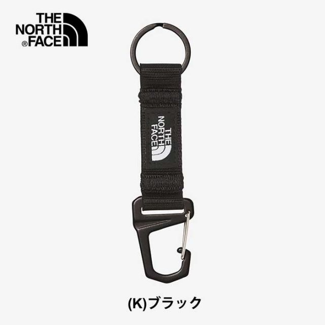 ザ・ノース・フェイス キーホルダー THE NORTH FACE NN32434 TNF KEY KEEPER  キーキーパー カラビナ ブラック ブルー カラビナ付きキーホルダー リサイクル素材 バッグアクセサリー メール便  ノースフェイス (240404)