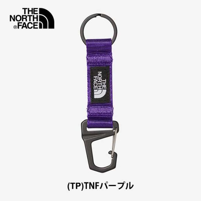ザ・ノース・フェイス キーホルダー THE NORTH FACE NN32434 TNF KEY KEEPER  キーキーパー カラビナ ブラック ブルー カラビナ付きキーホルダー リサイクル素材 バッグアクセサリー メール便  ノースフェイス (240404)