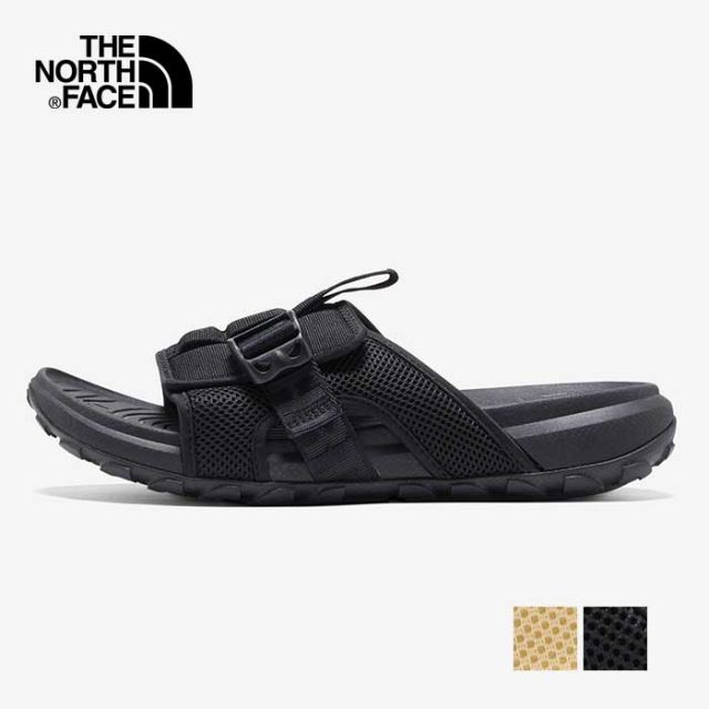 ザ・ノース・フェイス サンダル メンズ THE NORTH FACE NF02452 EXPLORE CAMP SLIDE エクスプローラー キャンプ スライド ブラック グラベル EVA 26cm / 27cm / 28cm 春夏  ノースフェイス (240414)