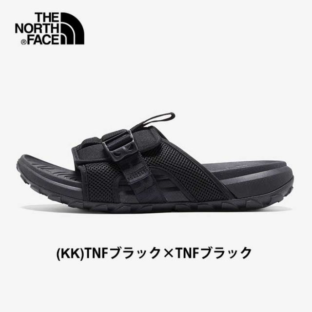 ザ・ノース・フェイス サンダル メンズ THE NORTH FACE NF02452 EXPLORE CAMP SLIDE エクスプローラー キャンプ スライド ブラック グラベル EVA 26cm / 27cm / 28cm 春夏  ノースフェイス (240414)