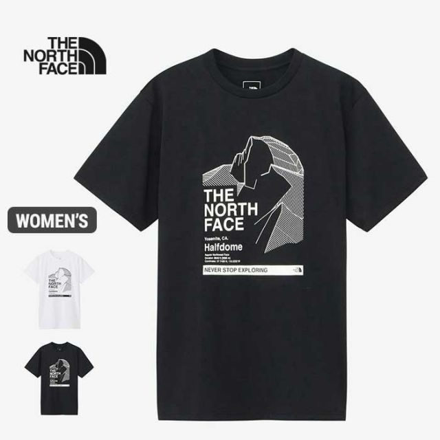 ザ・ノース・フェイス tシャツ レディース THE NORTH FACE NTW32484 S/S HD GRAPHIC TEE ショートスリーブハーフドームグラフィックティー メール便 (240317)