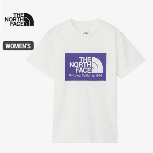 ザ・ノース・フェイス tシャツ レディース 半袖 THE NORTH FACE NTW32453 S/S CALFONI LOGO T 白 ホワイト ロゴ 春夏 M / L / XL メール便 (240421)