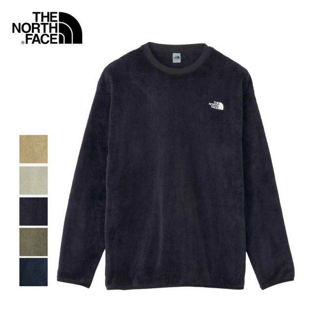 ザ・ノース・フェイス トレーナー メンズ 長袖 THE NORTH FACE NA72480 VERSA MID CREW バーサミッドクルー  フリース パジャマ セットアップ もこもこ ノースフェイス (240917)