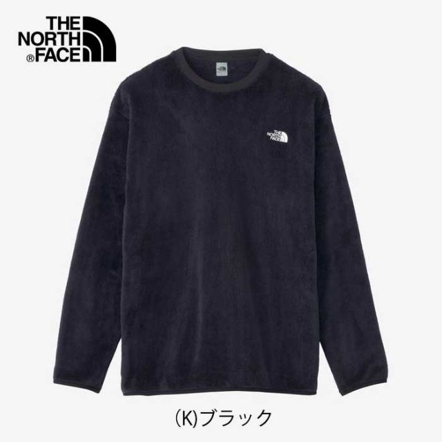 ザ・ノース・フェイス トレーナー メンズ 長袖 THE NORTH FACE NA72480 VERSA MID CREW バーサミッドクルー  フリース パジャマ セットアップ もこもこ ノースフェイス (240917)