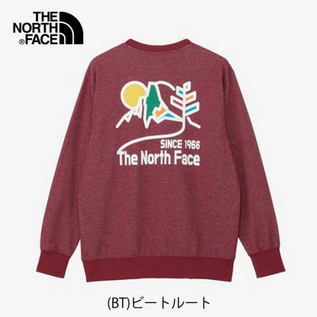 ザ・ノース・フェイス トレーナー ユニセックス THE NORTH FACE NT82492 GRAPHIC SWEAT CREW グラフィックスウェットクルー カジュアル  スウェット トレーナー  ノースフェイス (240917)