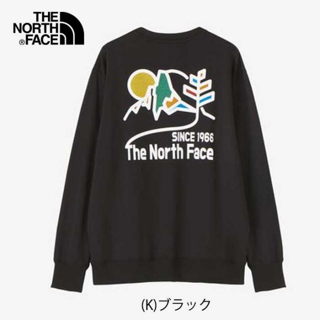 ザ・ノース・フェイス トレーナー ユニセックス THE NORTH FACE NT82492 GRAPHIC SWEAT CREW グラフィックスウェットクルー カジュアル  スウェット トレーナー  ノースフェイス (240917)
