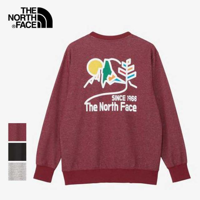 ザ・ノース・フェイス トレーナー ユニセックス THE NORTH FACE NT82492 GRAPHIC SWEAT CREW グラフィックスウェットクルー カジュアル  スウェット トレーナー  ノースフェイス (240917)