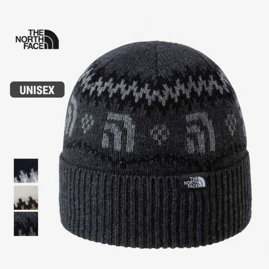 ザ・ノース・フェイス ビーニー ユニセックス THE NORTH FACE NN42432 HFDM NRDC WOOLBNIE ハーフドームノルディックウールビーニー ニット帽 秋冬  ノースフェイス (240917)